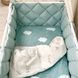 Комплект Маленька Соня Baby Mix Хмаринки на бірюзі 0291743 фото 5