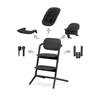 Стільчик для годування Cybex Lemo 4в1 Stunning Black 521003207 фото