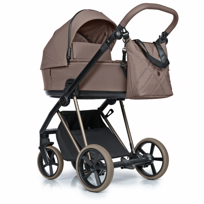 Коляска 2 в 1 Roan Ivi Mocha Mousse Vintage Collection R-IVC-MM фото