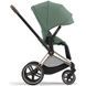 Прогулянкова коляска Cybex Priam 4.0 Rose gold Flame Leaf Green 521002337/523000773 фото 4