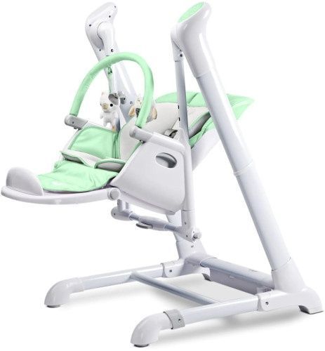 Стільчик-гойдалка Caretero Indigo Mint caretero2 фото