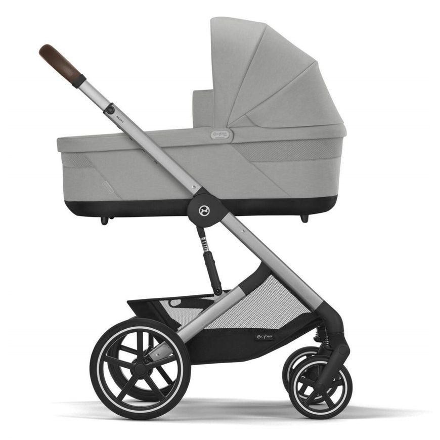 Коляска 3 в 1 Cybex Balios S Lux 2025 Stone Grey mit Aton B2 i-Size Volcano Black 524001179/521003589 фото