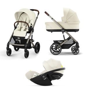 Коляска 3 в 1 Cybex Balios S Lux 2025 Seashell Beige mit Cloud G i-Size Seashell Beige Plus 524001203/523001167 фото