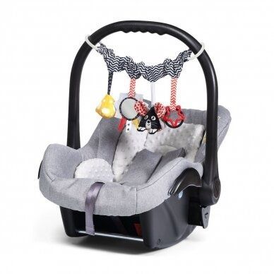 Іграшка - підвіска контрасна BabyOno, Мишеня та сир 797 фото