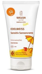 Едельвейс сонцезахисний крем для чутливої шкіри Weleda SPF 50, 50 мл 007556EN фото
