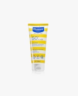 Сонцезахист Mustela водостійке молочко з народження SPF 50+ 100 мл 3504105036775 фото