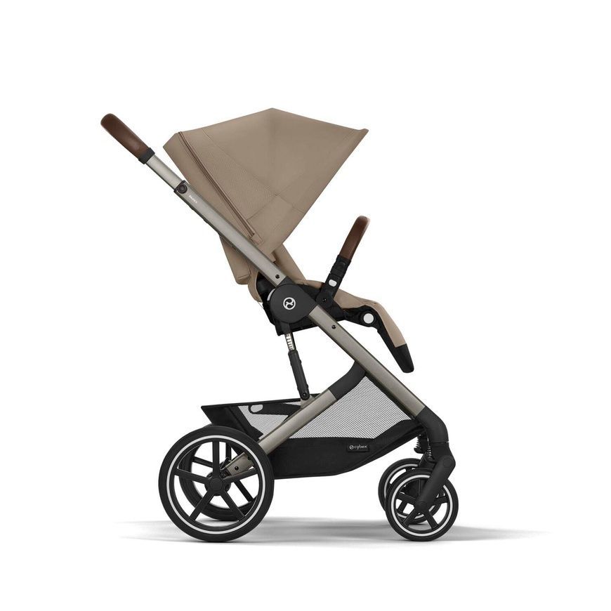 Коляска 3 в 1 Cybex Balios S Lux 2025 Almond Beige mit Cloud G i-Size Magic Black 524001211/524001361 фото