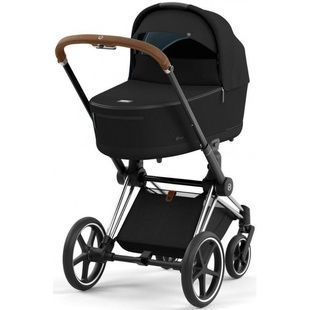 Коляска Cybex Priam 4.0 Chrome Brown Flame Sepia Black 521002319/523000799 фото