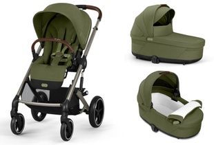 Коляска 2 в 1 Cybex Balios S Lux 2025 Moss Green 525000105 фото