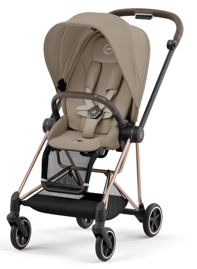 Прогулянкова коляска Cybex Mios 4.0 Rose gold Flame Cozy Beige 5190102-03 фото