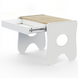Дитячий гральний стіл з шухлядкою, білий з деревом TD-45207 фото 1