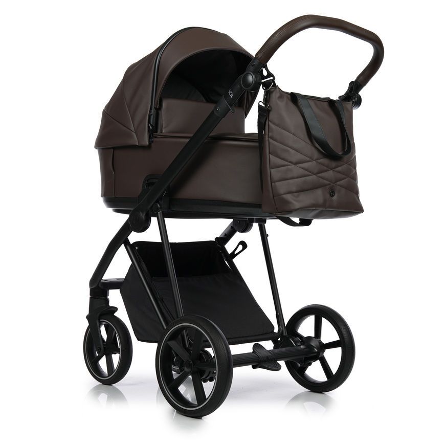 Коляска 2 в 1 Roan Ivi 2.0 Chocolate ECO R-IE-CE фото