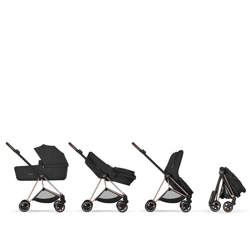 Коляска Cybex Mios 5.0 Comfort Matt Black Coconut Brown 526001499 фото