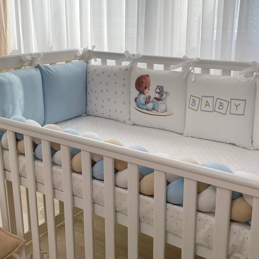 Бортики Art Design Baby Teddy + простирадло 0739107 фото