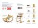 Стільчик для годування 4 в 1 Farska Scroll Chair One Stone Gray Farska Stone Gray фото 6