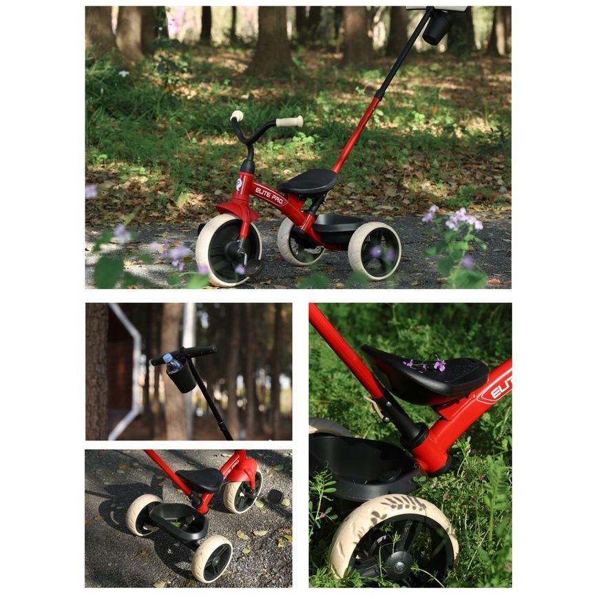 Триколісний велосипед Qplay Elite Pro Red T10-BEliteProRed фото