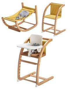Стільчик для годування 4 в 1 Farska Scroll Chair One Mimosa Yellow Farska Mimosa Yellow фото