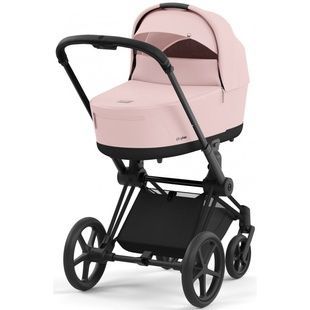 Коляска Cybex Priam 4.0 Matt Black Flame Peach Pink 521002331/523000829 фото