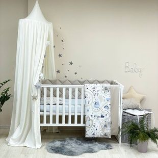 Комплект Маленька Соня Baby Mix Залізна дорога бежевий 0291176 фото