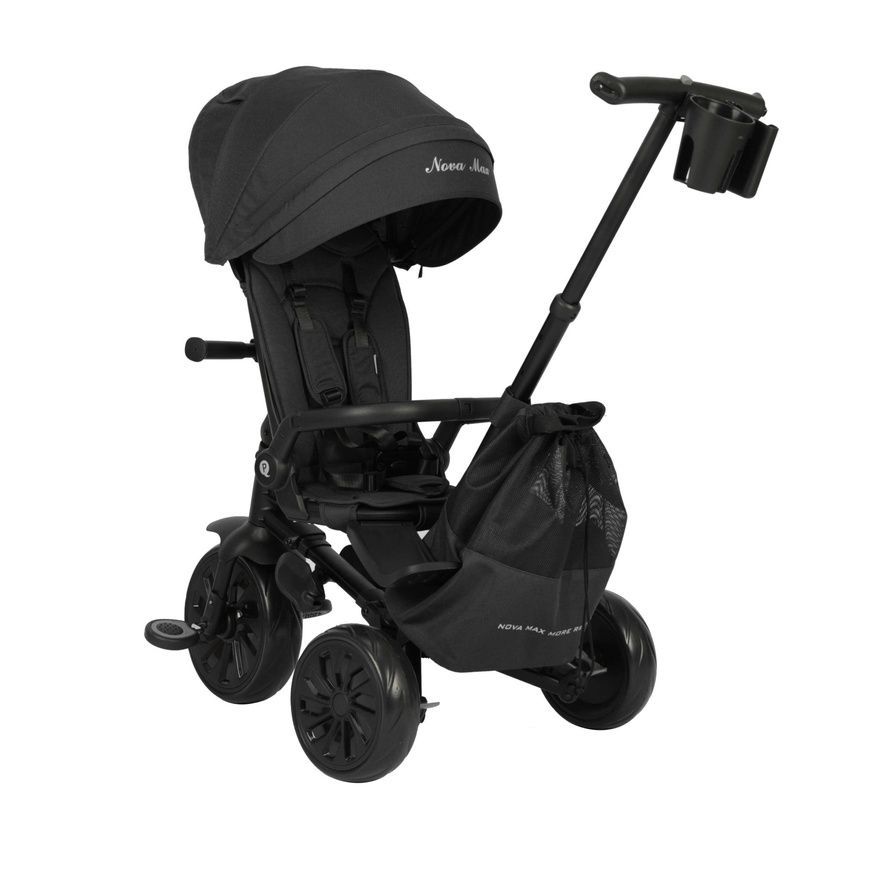 Велосипед триколісний складний Qplay Nova Max Black S703NovaMaxBlack фото