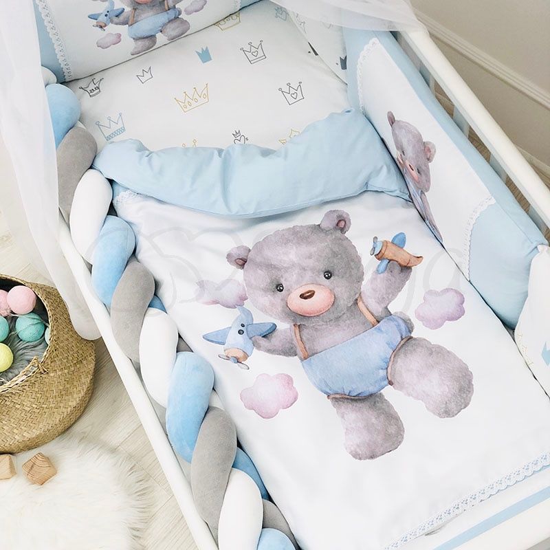 Комплект Маленька Соня Kids Toys Ведмедик блакитний 0269203 фото