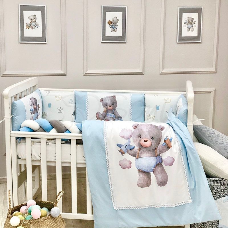 Комплект Маленька Соня Kids Toys Ведмедик блакитний 0269203 фото