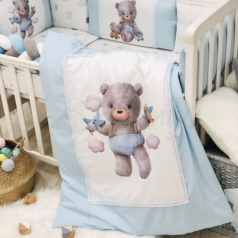 Комплект Маленька Соня Kids Toys Ведмедик блакитний 0269203 фото