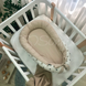 Кокон позиціонер Baby Design Сердечка сіро-бежеві 5019357 фото 2