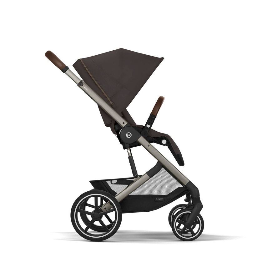 Коляска 3 в 1 Cybex Balios S Lux 2025 Chocolate Brown mit Cloud G i-Size Moon Black Plus 525000113/523001151 фото