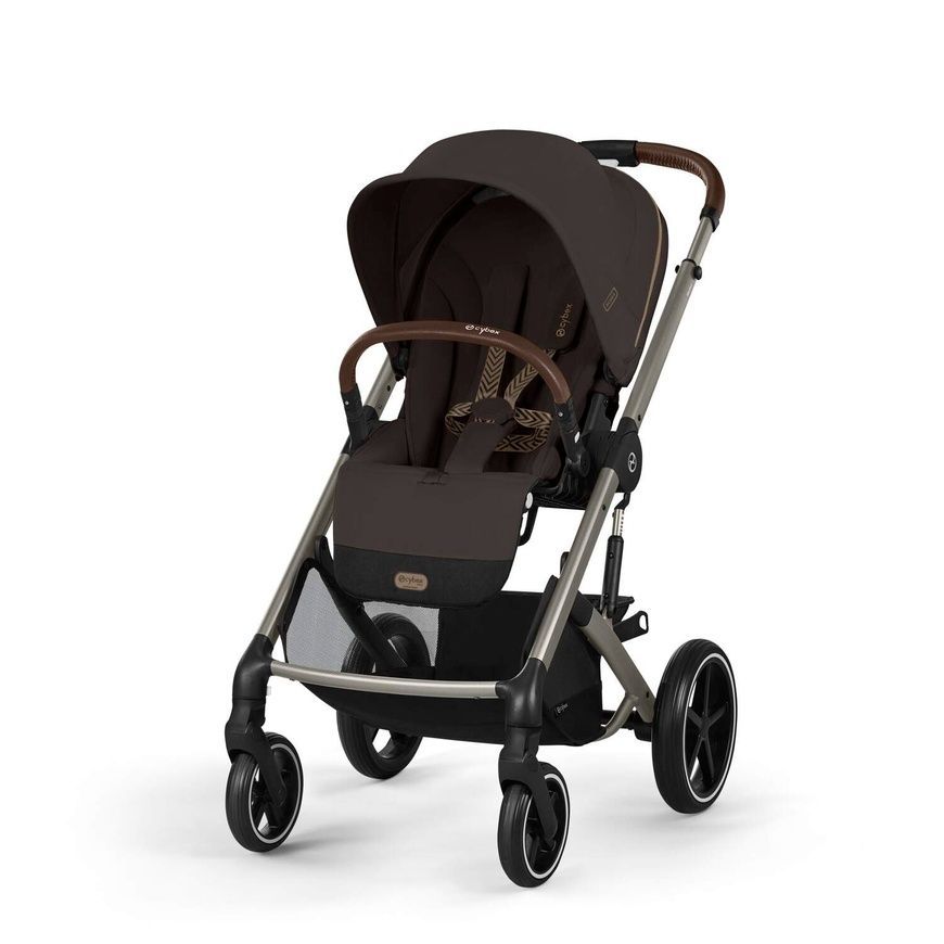 Коляска 3 в 1 Cybex Balios S Lux 2025 Chocolate Brown mit Cloud G i-Size Moon Black Plus 525000113/523001151 фото