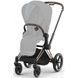 Прогулянкова коляска Cybex Priam 4.0 Rose gold Flame Off White 521002337/523000753 фото 8