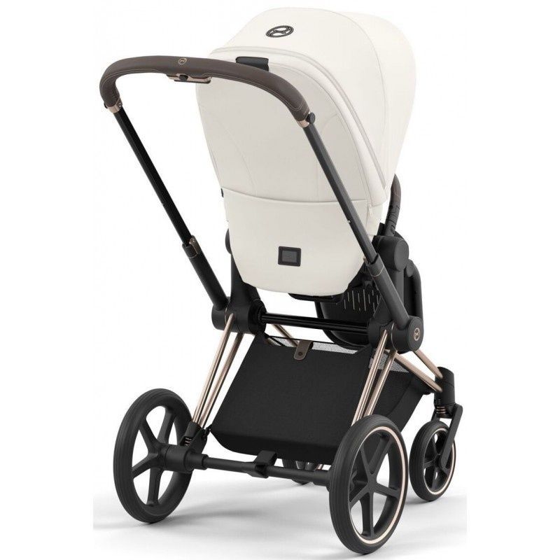 Прогулянкова коляска Cybex Priam 4.0 Rose gold Flame Off White 521002337/523000753 фото
