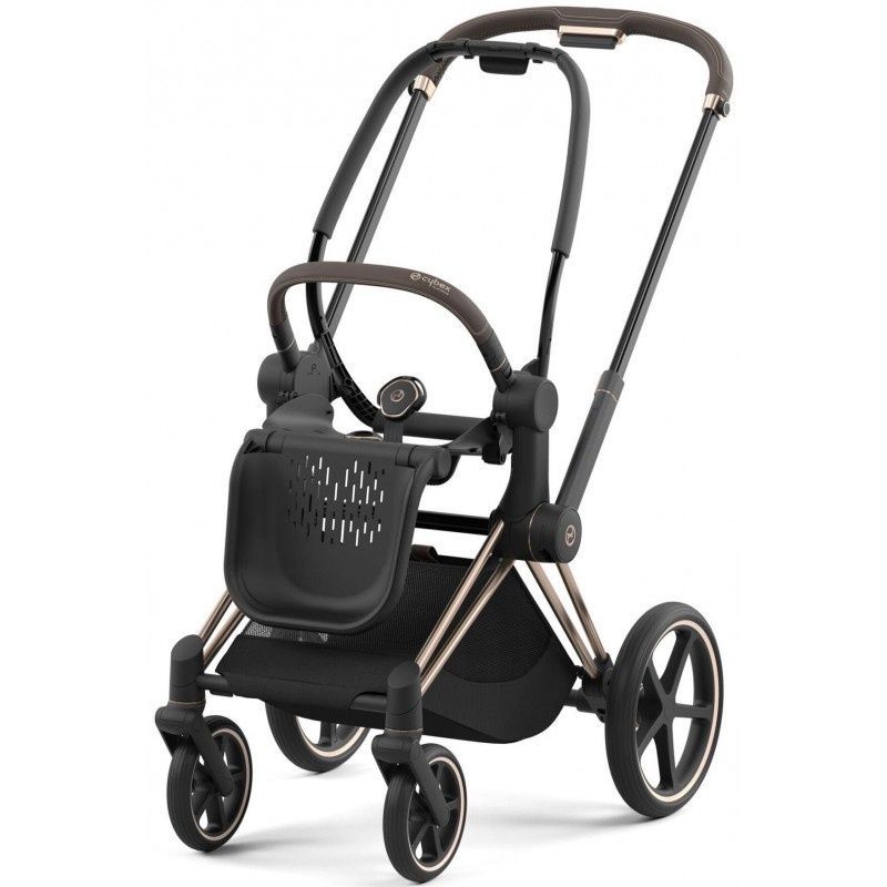 Прогулянкова коляска Cybex Priam 4.0 Rose gold Flame Off White 521002337/523000753 фото