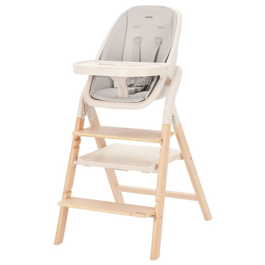 Стільчик для годування 3 в 1 Carrello Ergo CRL-16701 Linen Beige CRL-16701 Linen Beige фото
