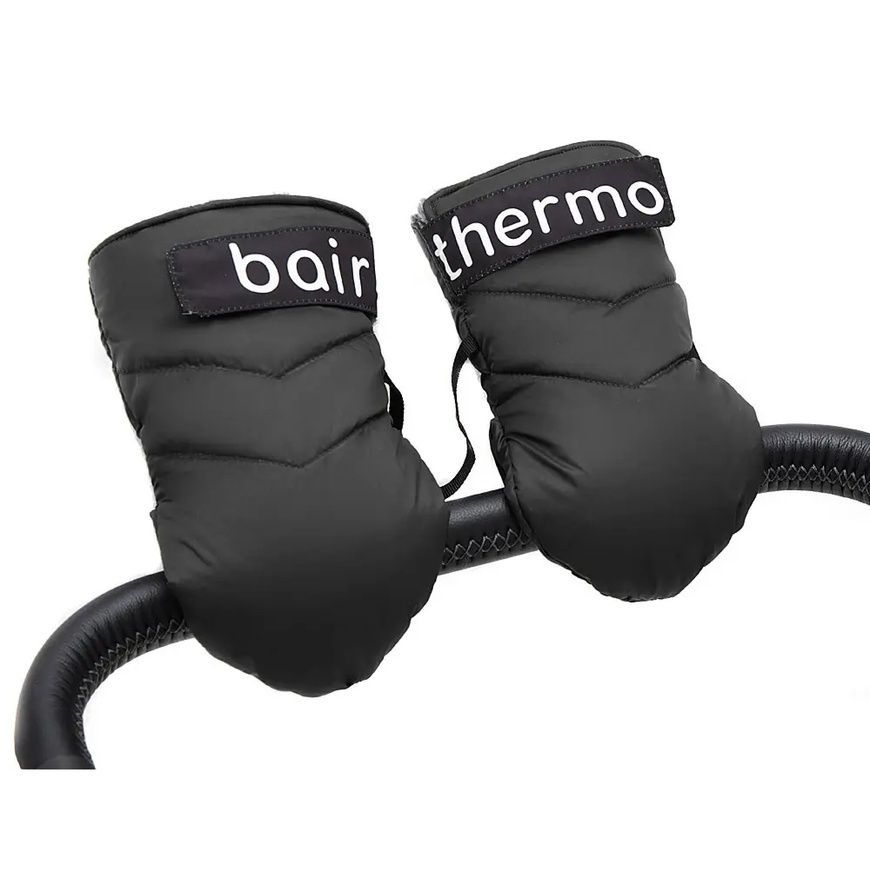 Рукавиці Bair Thermo Mittens black noire 626111 фото