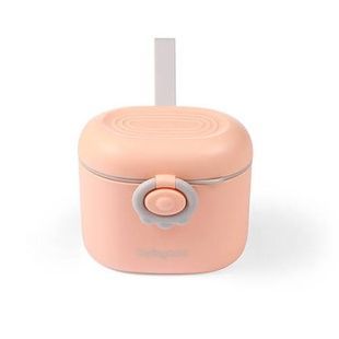 Портативний контейнер рожевий з герметичною кришкою та ложечкою BabyOno, 240 мл 1544 фото