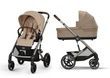 Коляска 2 в 1 Cybex Balios S Lux 2025 Almond Beige