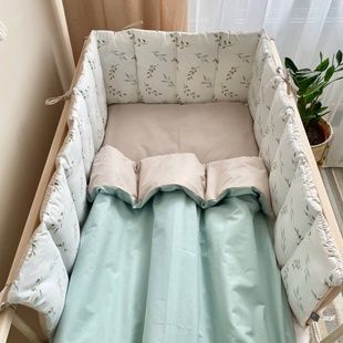 Комплект Маленька Соня Baby Dream Гілочки котики м'ята 0203753 фото