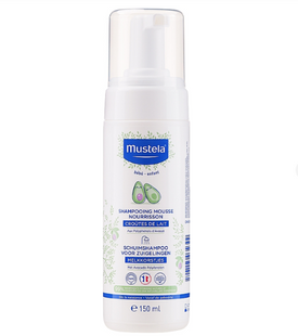Пінка-шампунь від себорейних скоринок MUSTELA Bebe Foam Shampoo, 150 мл 3504105034405 фото