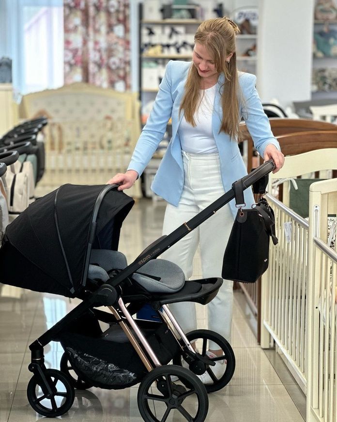 Коляска 2 в 1 Espiro Miloo 10 Diamond Black 5906724206832 фото
