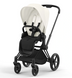 Прогулянкова коляска Cybex Priam 4.0 Matt Black Flame Off White 521002331/523000753 фото 3